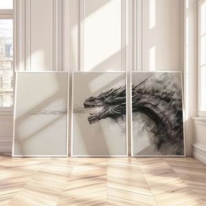 Fourth Wing Quadrant Set of 3 Poster Print | Book Citation | Bookworm Merch | Dragonriders Wall Art | Digital Download | Multiple Sizes