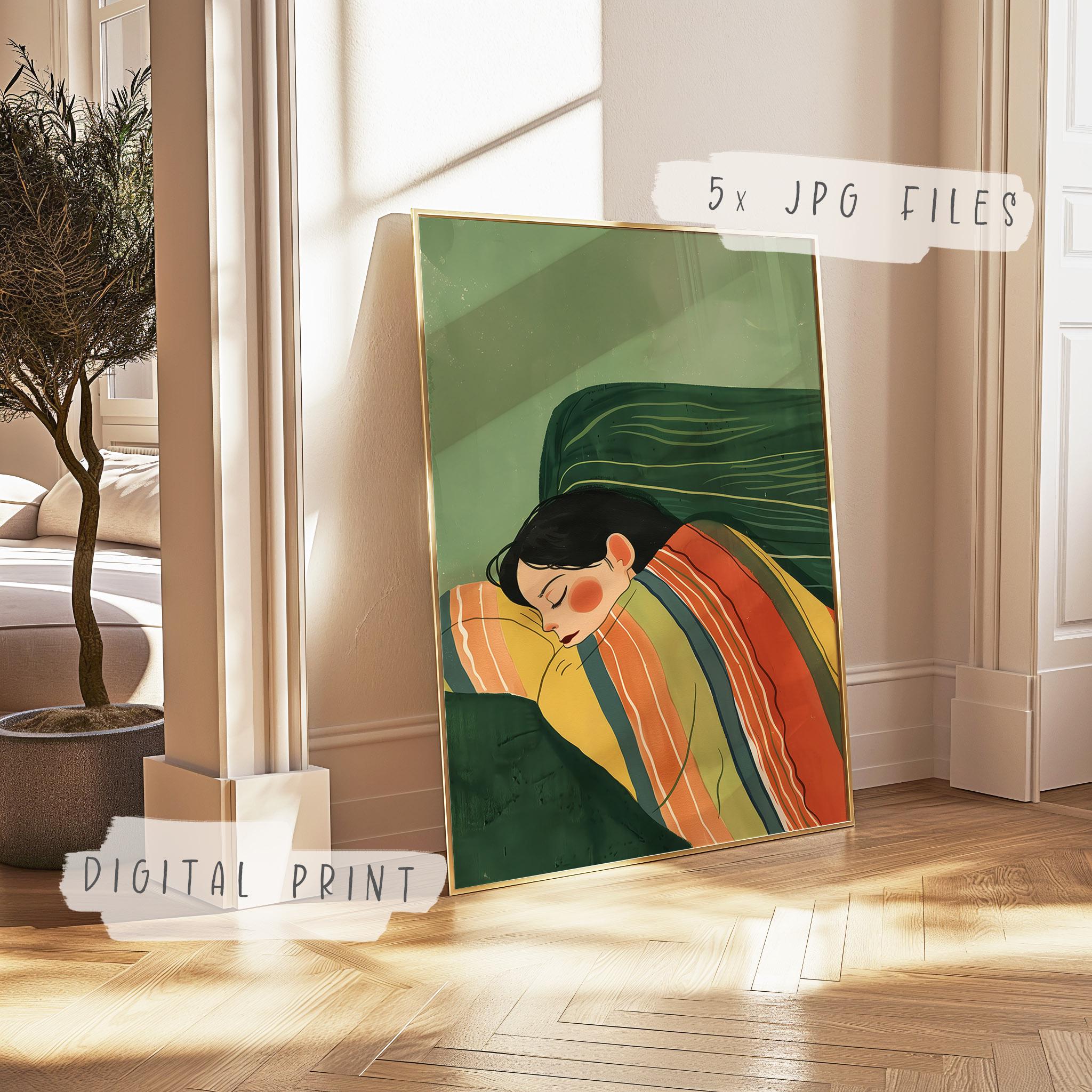 Peinture abstraite contemporaine vert émeraude et rose