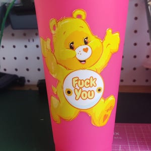 Naughty bear tumbler
