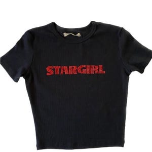 Top de diamantes de imitación de Stargirl