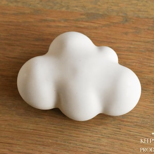 Mini urn cloud | Small cremation urns for human and pet ashes | Handmade ceramic keepsake urn