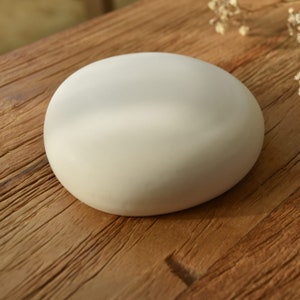 Mini urn stone | Small rock cremation urns for human and pet ashes | Handmade ceramic keepsake urn