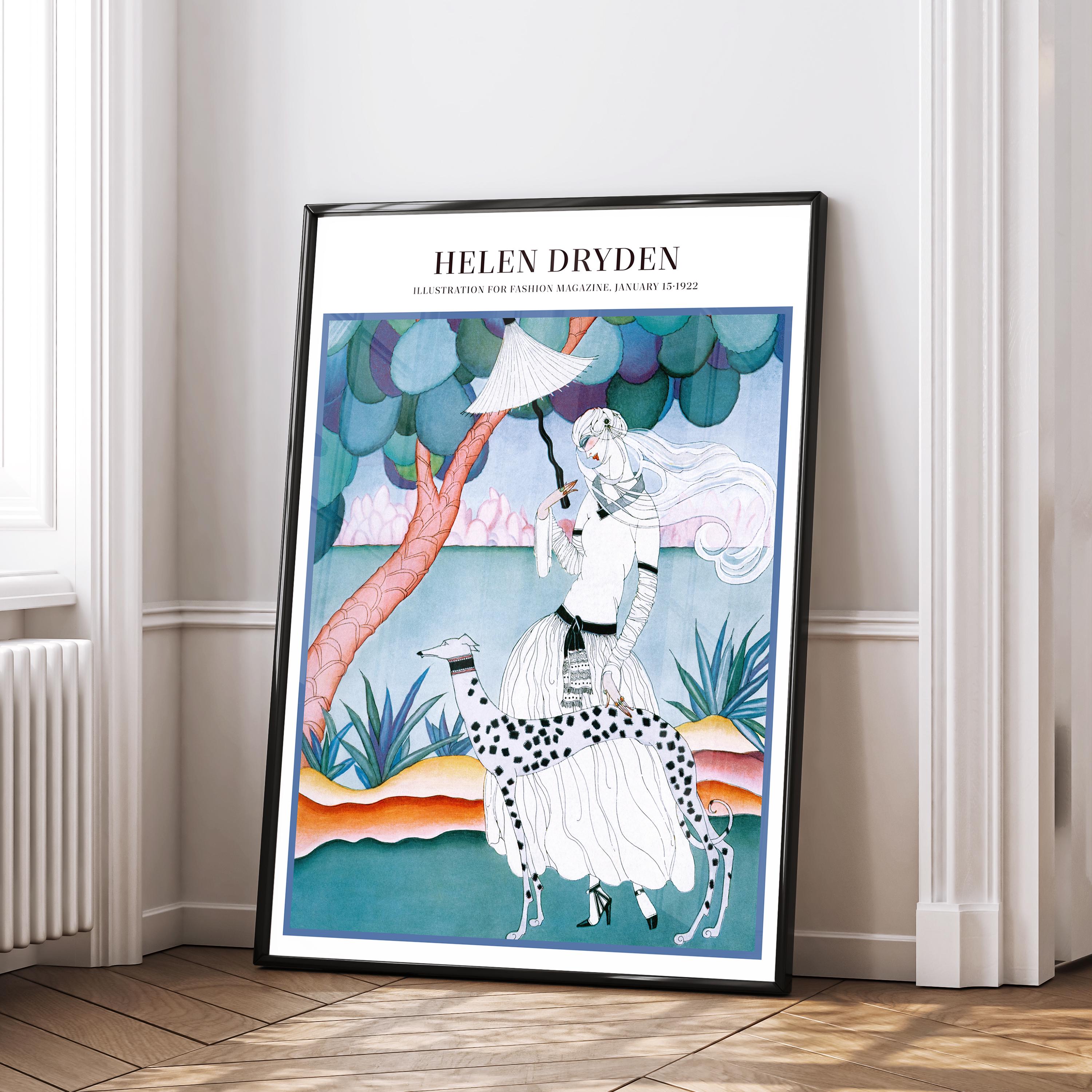 Vintage Magazine Cover Art | Helen Dryden 1920s Art Deco Fashion