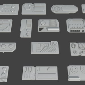 General Greebles Daily Greeble Bundle STL files (July 2024)