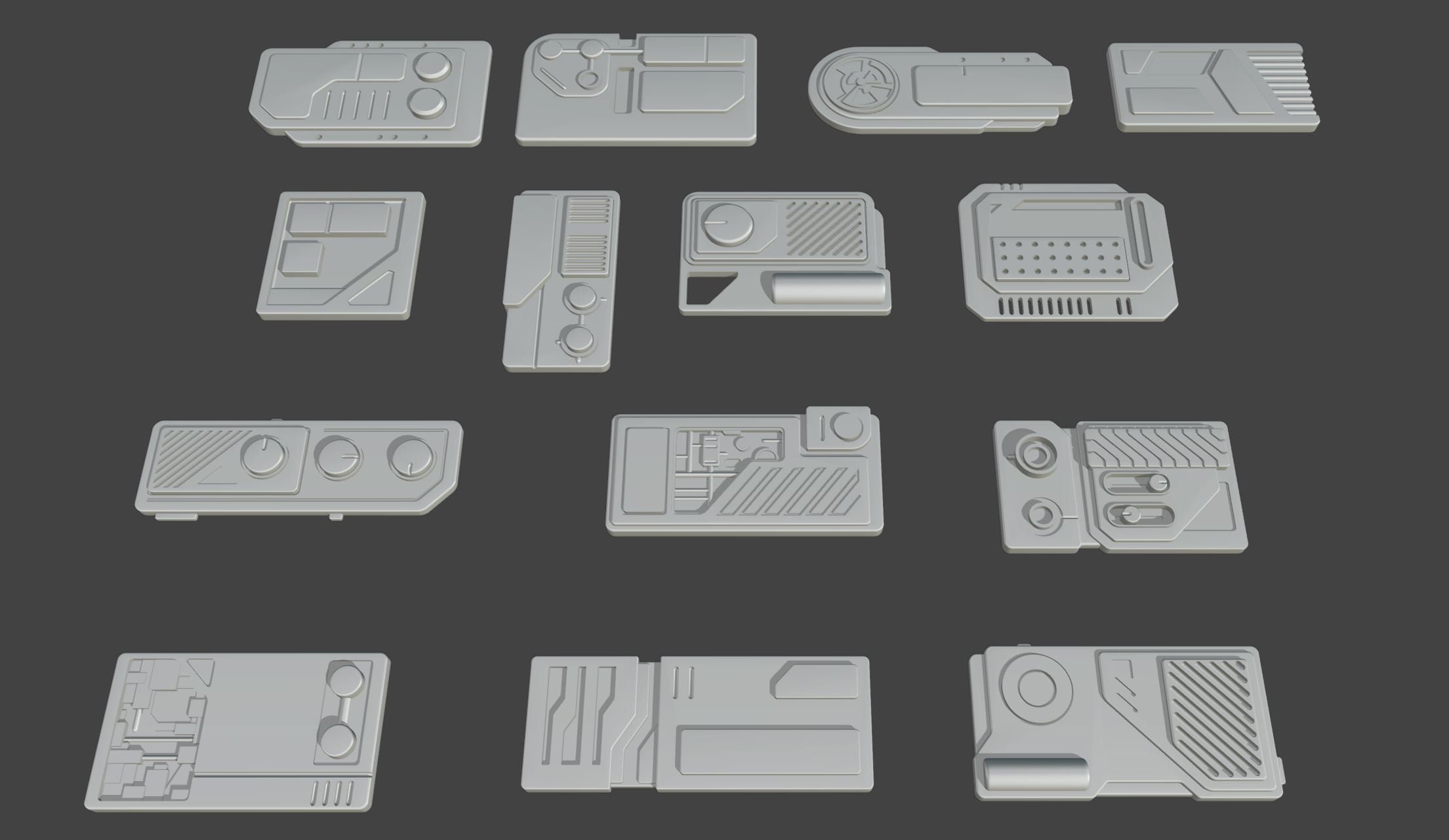 General Greebles Daily Greeble Bundle STL files (July 2024)