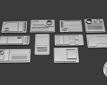 General Greebles SpaceDive26-paket (STL)