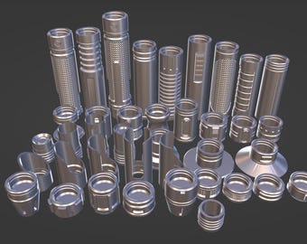 General Greebles DIY Lasersword Kit1 (STL Only)