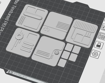5 Belt Greebles (STL Only)