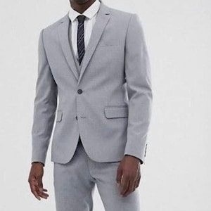 Men Custom Suit Classy Two Piece Lavendra Purple Men&#39;s Suit For Wedding, Engagement, Anniversary, Prom, Groom Wear And Grooms Men