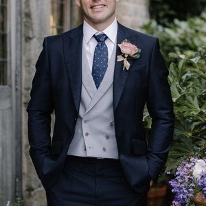 Men Suit Slim Fit Three Piece Black Men&#39;s Suit for Wedding, Engagement, Anniversary, Prom, Groom wear and Grooms Men Suit Slim Fits