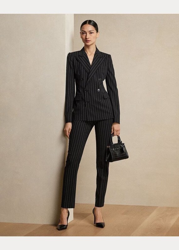 Double breasted suit ladies deals