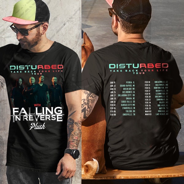 Disturbed 2024 Tour Shirt, Disturbed Hoodie, Disturbed Band Fan Shirt, Disturbed 2024 Concert Shirt, Disturbed Heavy Metal Band Shirt