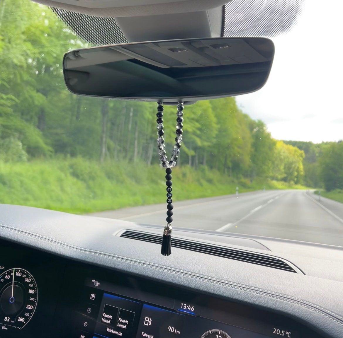 Neue Kreative Diamant Bowknot Auto Anhänger Nette Kristall Quasten Kette  Rückspiegel Ornament Perle Strass Auto Zubehör Frauen Von 7,72 €