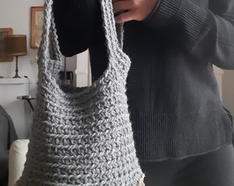 Crochet pattern to create a beautiful Audrey bag, we make 3 objects with just one tutorial: for you, your home, your gifts!