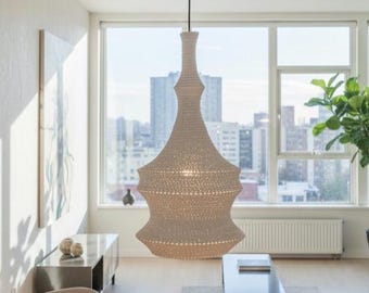 Stunning crochet pattern! Bedouin crochet Lampshade | PDF ENGL USA | Easy & funny crochet pattern