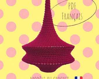 Patron au crochet to create a beautiful lampshade - decoration | PDF en français - France | 8 pages of instructions to make Coco!