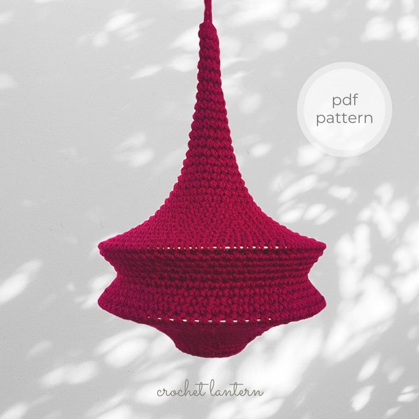 PDF pattern tutorial to create Coco Lampshade / ENGLISH version/ Crochet tutorial / Handmade home decor & gift / Crochet pattern