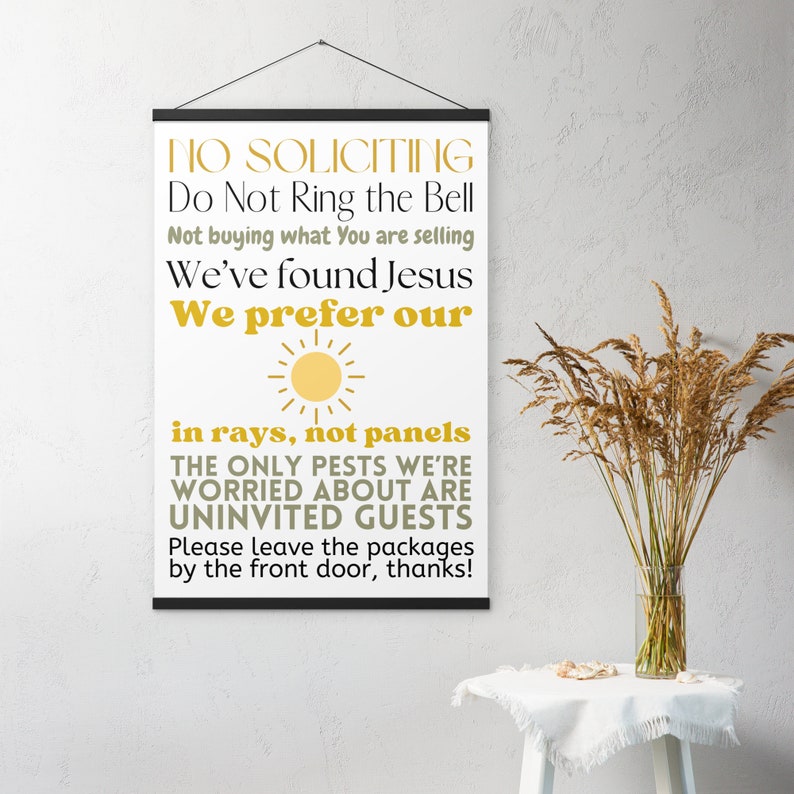 No Soliciting Schild - Humorvolles Alu-Schild "Wir Sind Zu Pleite..." Für Haus & Garten