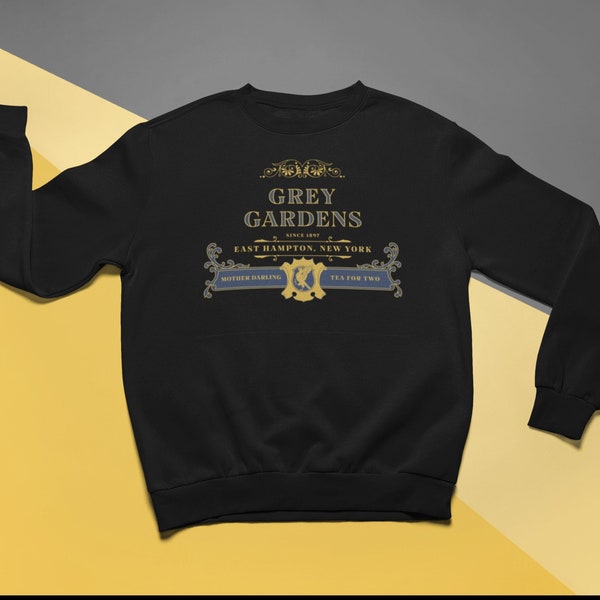 Grey Gardens Hamptons New York Sweatshirt, Cozy Hamptons Apparel, Vintage Inspired Grey Gardens Sweater