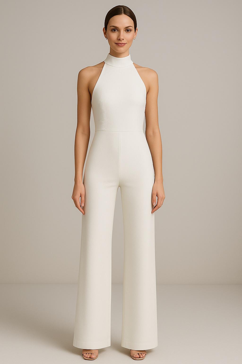 Palazzo Halter Neck Jumpsuit Sewing Pattern, PDF Sewing Pattern Instant ...