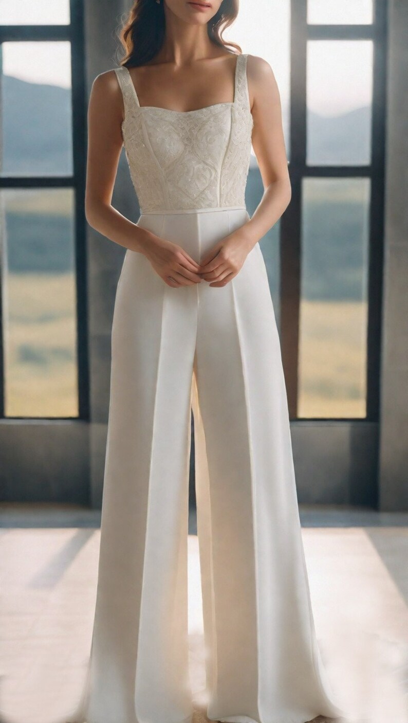 Palazzo Full Jumpsuit Sewing Pattern, PDF Sewing Pattern Instant Download, Easy Digital Pdf, US Sizes 2-30, Plus Size Pattern image 5