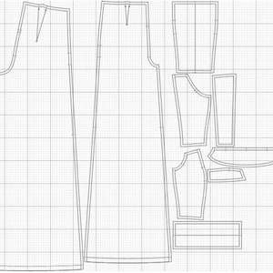 Palazzo Full Jumpsuit Sewing Pattern, PDF Sewing Pattern Instant Download, Easy Digital Pdf, US Sizes 2-30, Plus Size Pattern image 7