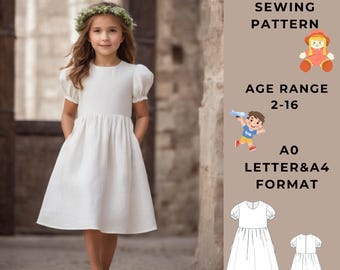 Linen Vintage Dress Pattern,linen Dress Sewing Pattern,range of Size  Options US2 to 30 and XS to 4xl,suitable A0- A4-US Letter Paper Format -  Etsy