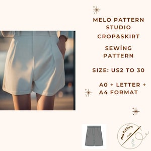High waisted shorts pattern free hot sale