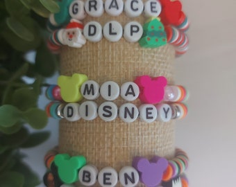 Character Bracelets - Halloween, Christmas - Disney Trip. Custom Disney Inspired. Small Disney Inspired Gifts for Kids. Stocking Fillers