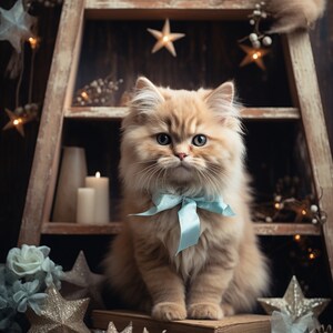 12 Christmas Festive Backdrops for Pets | Cats and Dogs Christmas Photoshoot | Pet Lovers Photography Idea | Studio Digital Backgrounds