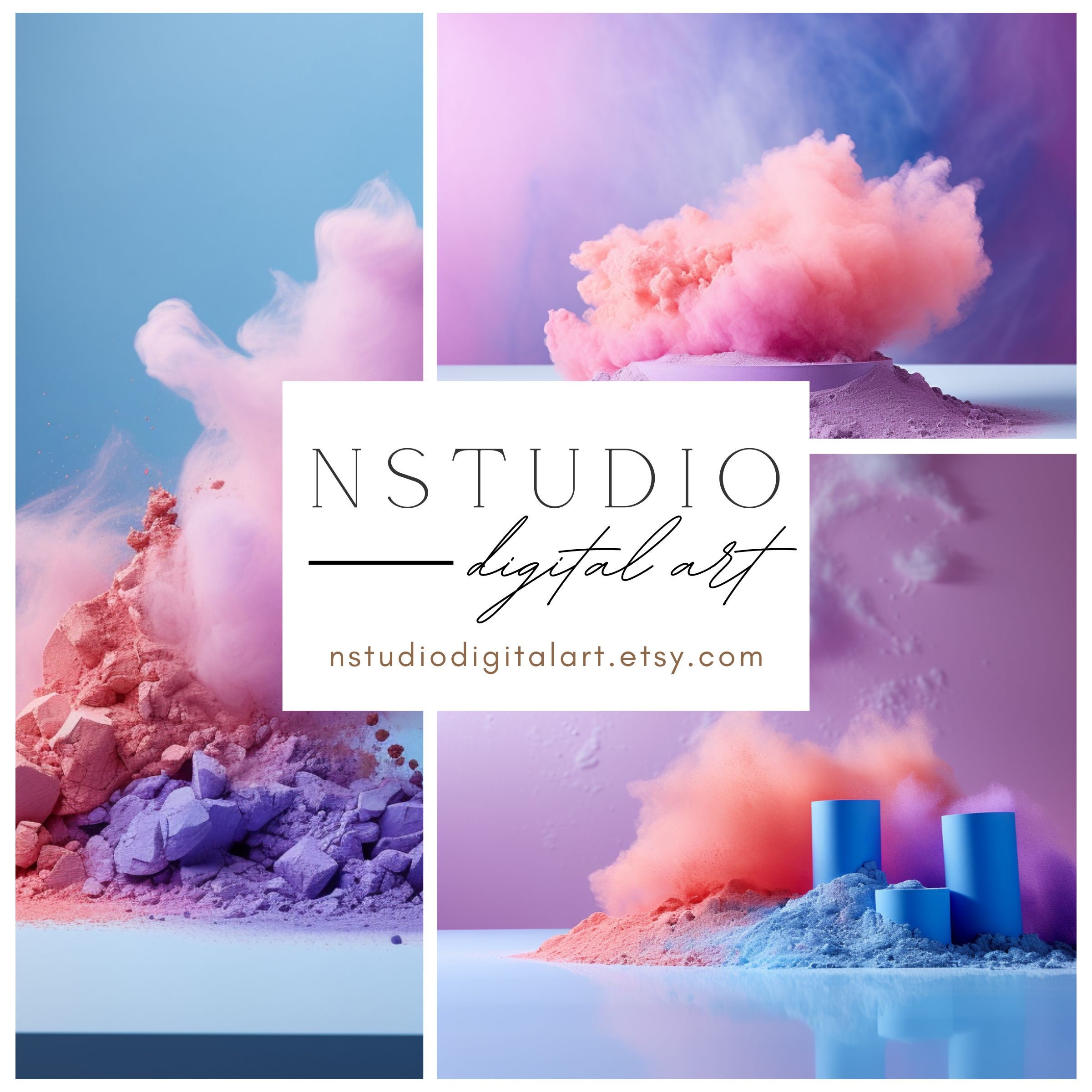 10 Product Presentation Photography Digital Backgrounds: Powder ...