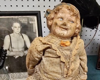 Creepy Forgotten Doll, Antique Vintage Doll, Goth Dolls, Horror Dolls