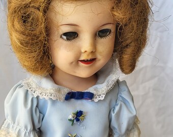 antique doll セレスティアルブルー Doll | Color: Blue/White | Size