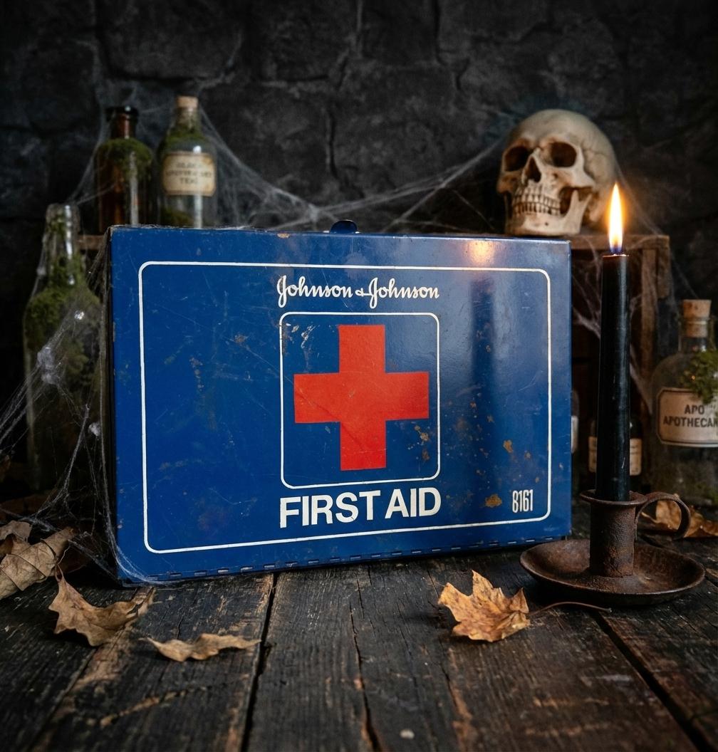 Vintage johnson and johnson first aid kit - Etsy 日本