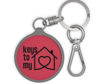 Keys to My Heart/House Keyring: Unlocking Love and Home