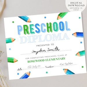 Certificat de fin d'études préscolaires, Certificat de fin d'études secondaires, Certificat de diplôme préscolaire, Diplôme du dernier jour du préscolaire, 433