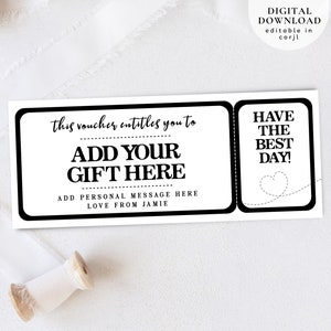 Bon d'anniversaire, bon cadeau neutre, bon cadeau de Noël, billet de spectacle de Broadway, bon de spa, bon d'une journée, bon d'achat, 090