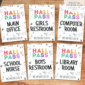Gangpasjes klaslokaal, pasje badkamer, pasje verpleegkundigen, pasje basisschool, pasje kleuterschool, pasje leraren, terug naar school, 037