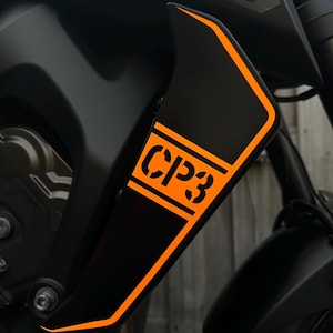 Adesivo Yamaha MT09 per copertura laterale radiatore, linea liscia orizzontale CP3