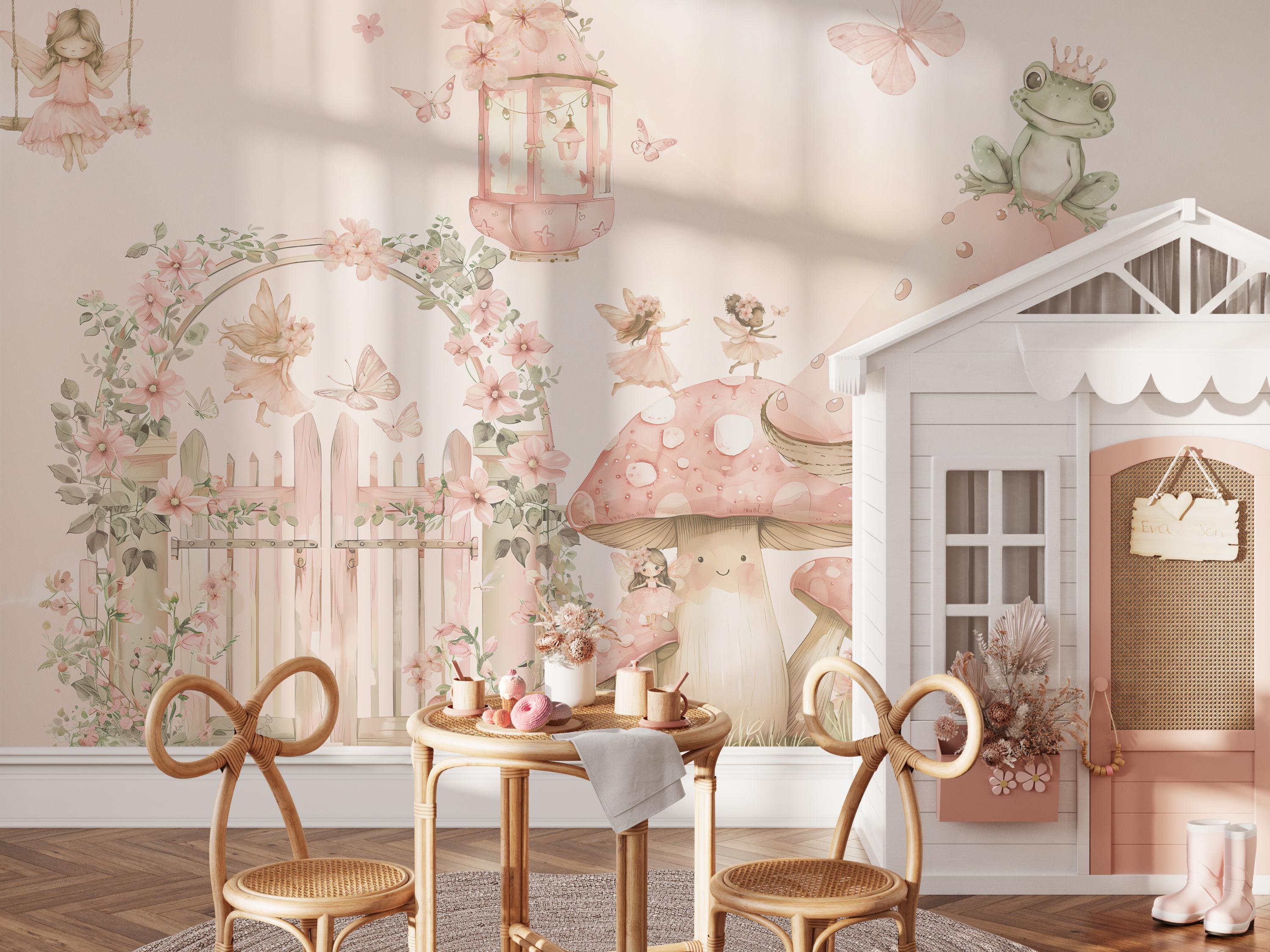 Fairy Wallpaper Fairy Art Print Fairy Wall Art Watercolor Fairy Room ...