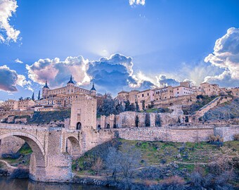 Toledo Spain Skyline Print | Historic City Landscape Photography (Digital Download)