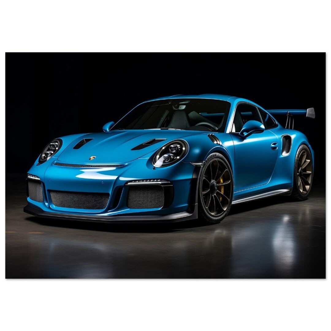 Porsche 911 GT3 RS Fine Art Matte Paper Poster Etsy