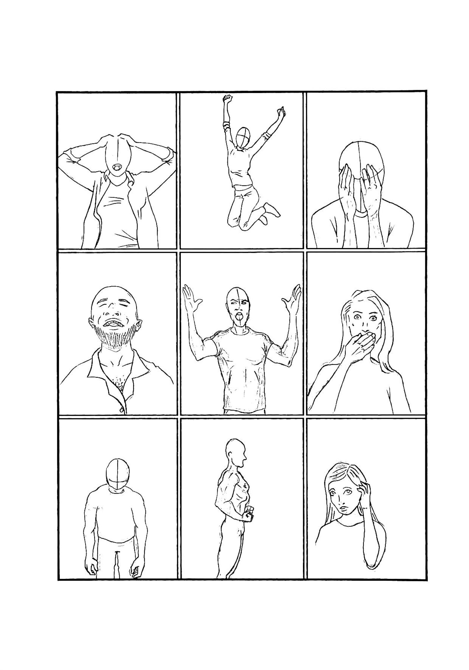 Gesture Drawing Practice – 90 Poses for Artists – Figure Drawing PDF ...