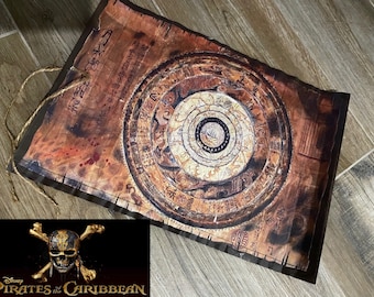Pirates of the Caribbean Prop - Sao Feng Map 35x45