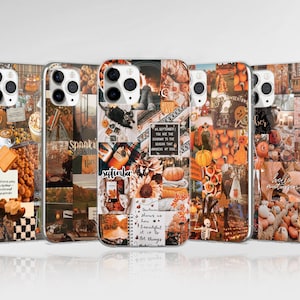 Autumn Fall Phone Case Collage Cover fit for iPhone 16 Pro Max 15 14 13 12 11 XS Plus Samsung S25 S24 A55 A54 Pixel 9 Pro 8