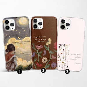 Esthétique Taylor Coque de portable Paroles de chanson Swift pour iPhone 16 Pro Max 15 14 13 12 11 XS Plus Samsung S25 S24 A55 A54 Pixel 9 Pro 8