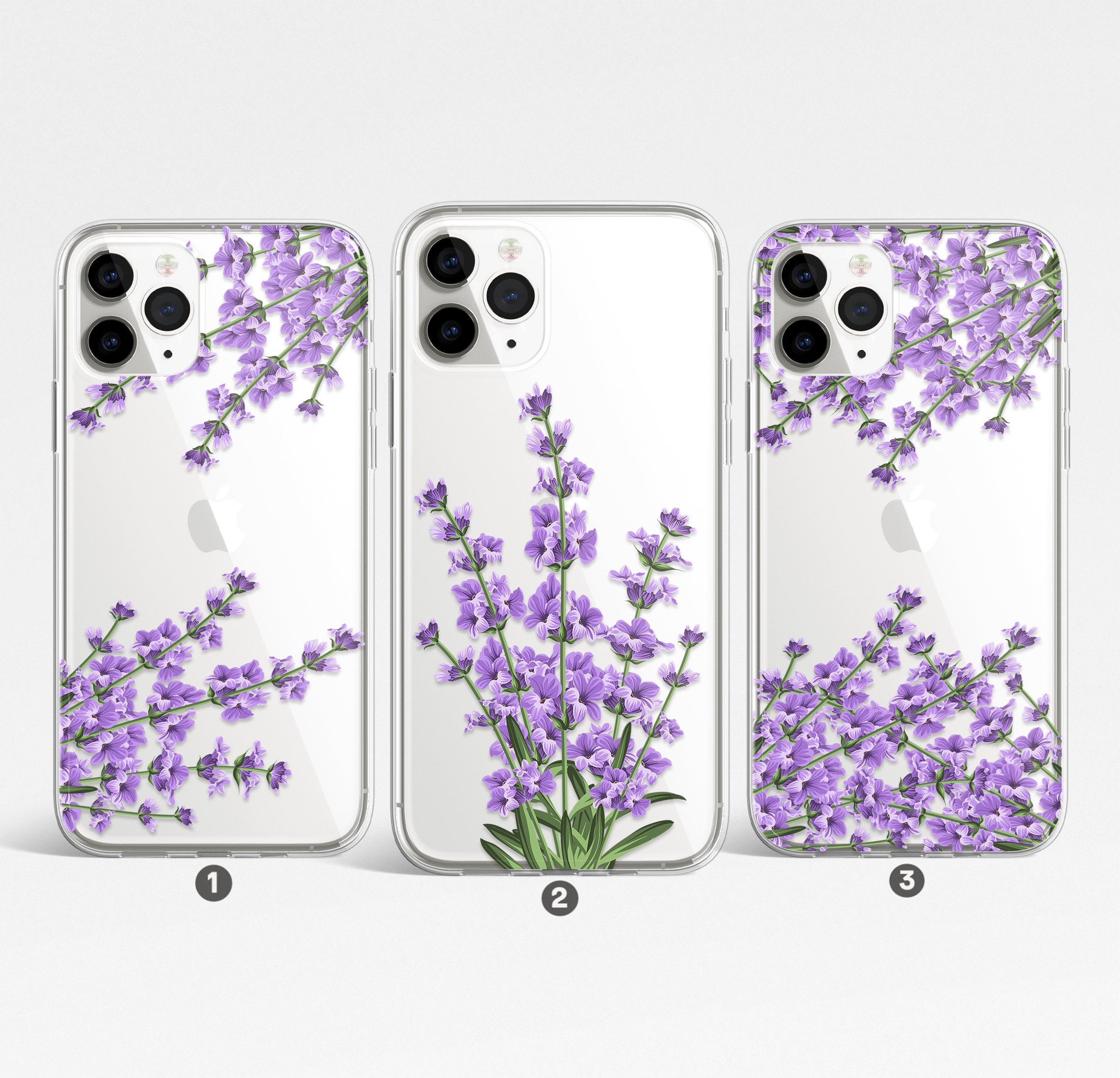 Amazon.com: Gatita Lavender Clear Phone Case for iPhone 13