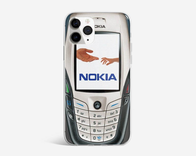 Retro Handyhülle Nokia Design Hülle passend für iPhone 15 Pro Max, 14, 13, 12, 11, XR, 8, 7 & Samsung S23, S22, A14, A54 5