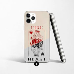 Throne of Glass Phone Case Fireheart Bookish Art Cover fit for iPhone 16 Pro Max 15 14 13 12 11 XS Plus Samsung S25 S24 A55 A54 Pixel 9 8