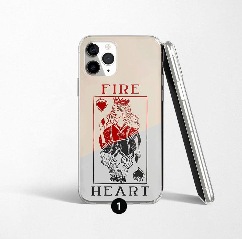 Throne of Glass Phone Case Fireheart Bookish Art Cover fit for iPhone 16 Pro Max 15 14 13 12 11 XS Plus Samsung S25 S24 A55 A54 Pixel 9 8